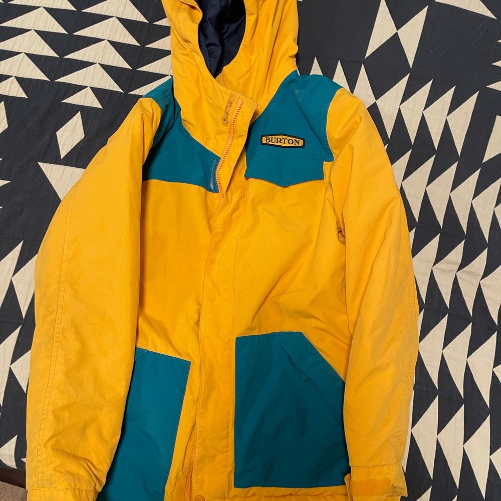 Burton Yellow and Teal Jacket